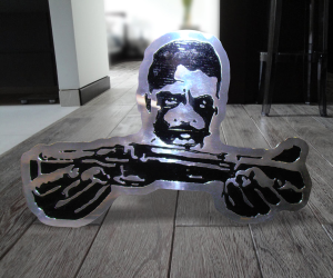 grabado en aluminio