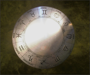 Caratula signo del zodiaco. Material graboplac