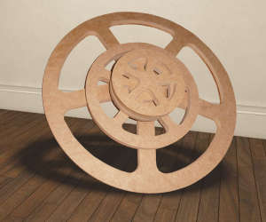 modelo para engranes. Material MDF